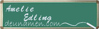 Amelie Edling Visitenkarte